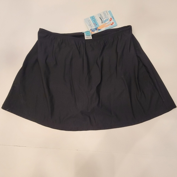Spanx Swim Skirt Skirtini Black Womens Size XL Love Your Assets Summer Vacation - Picture 1 of 11